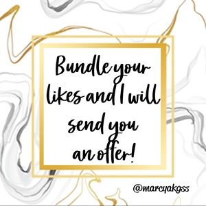 Bundle your items, send an offer